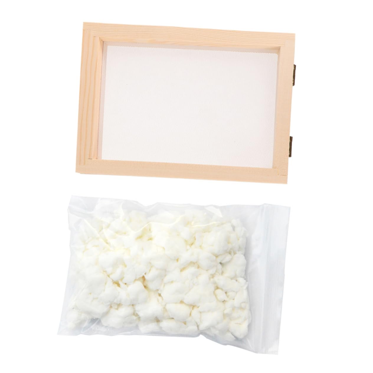 HOMSFOU Papermaking Supplies Mould Set for Paper Making 1 Set of DIY Paper Crafting Tools Dry Pulp