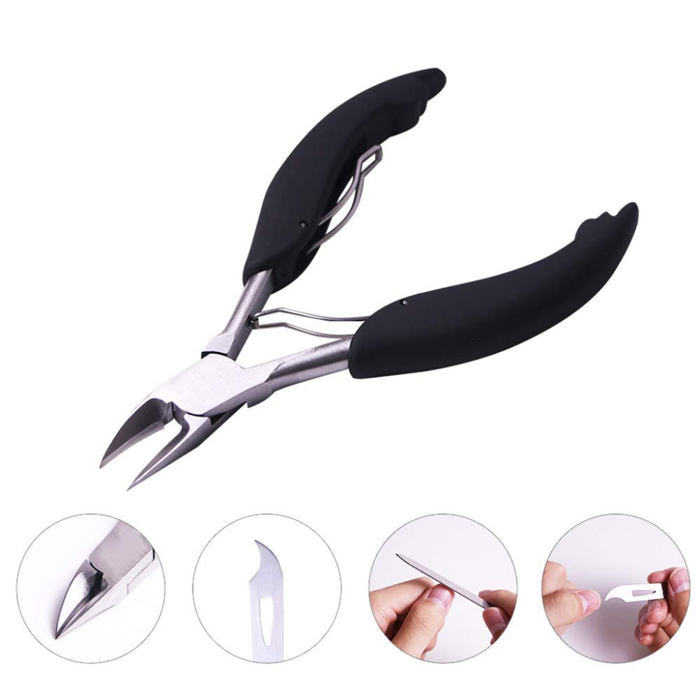 Zehennagelknipser Nagelknipser Nagelknipser, Toe Heavy Duty Zehennagelknipser for Dicke eingewachsene Nägel Edelstahl scharfe Zehennägel Trimmer Zehennagelzange for Senioren