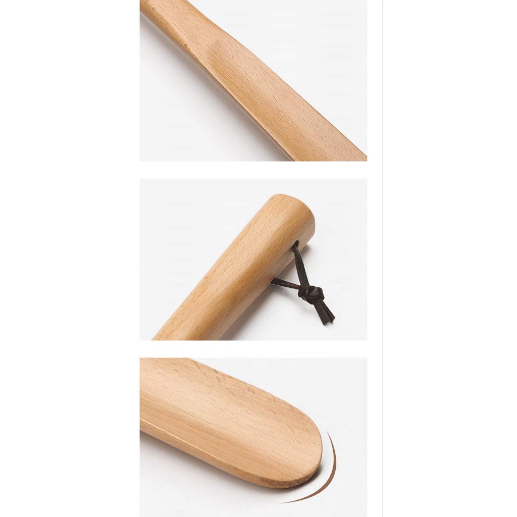 Delfa Sieraad schoenlepel hoorn ring handvat, schoenlepel met ca. 62 cm lengte van duurzaam kunststof