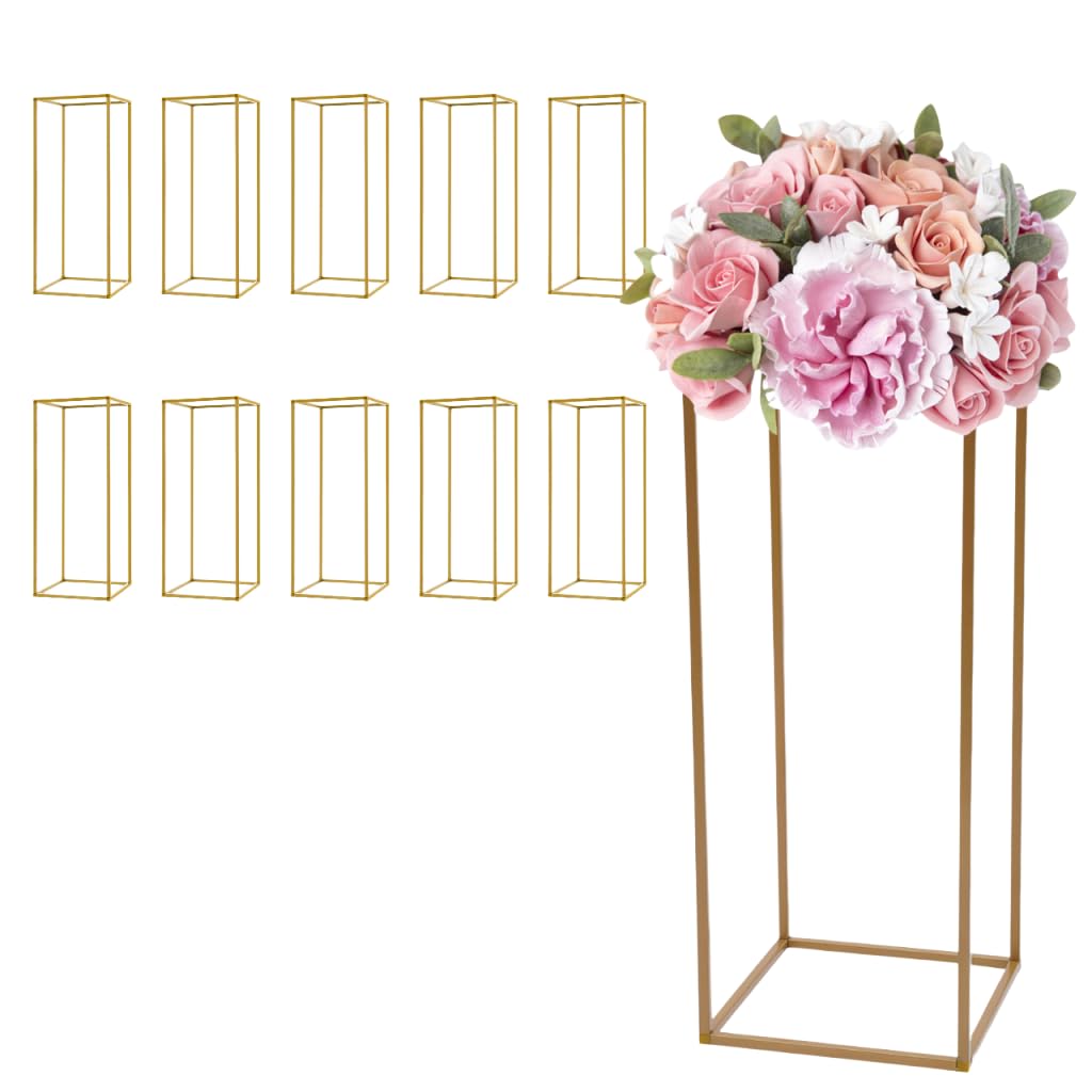 Centre de Table de Mariage 10 Pièces de 60cm pour la Décoration de Table de Fête Centre de Table de Décoration de Mariage Élégant en Vrac