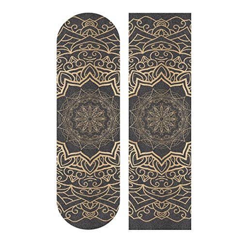Mnsruu Retro Roma Flower Skateboard-Griptape, Roller, Deck, Sandpapier, 22,9 x 83,8 cm