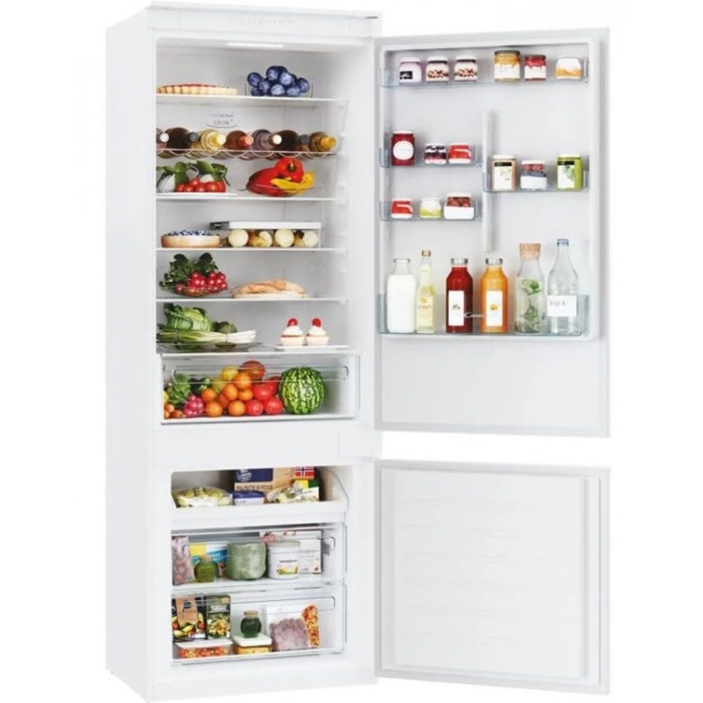 Candy CBT7719EW Réfrigérateur combiné encastré, 364 l, anti-givre Classe d'efficacité énergétique E