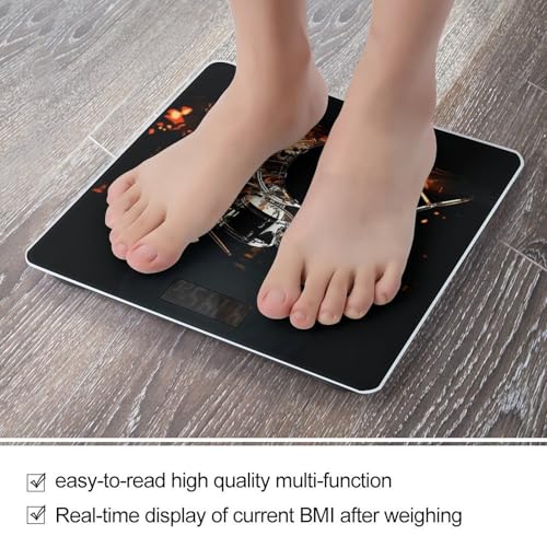 Báscula digital de baño con pantalla LCD alta precisión miniatura 5