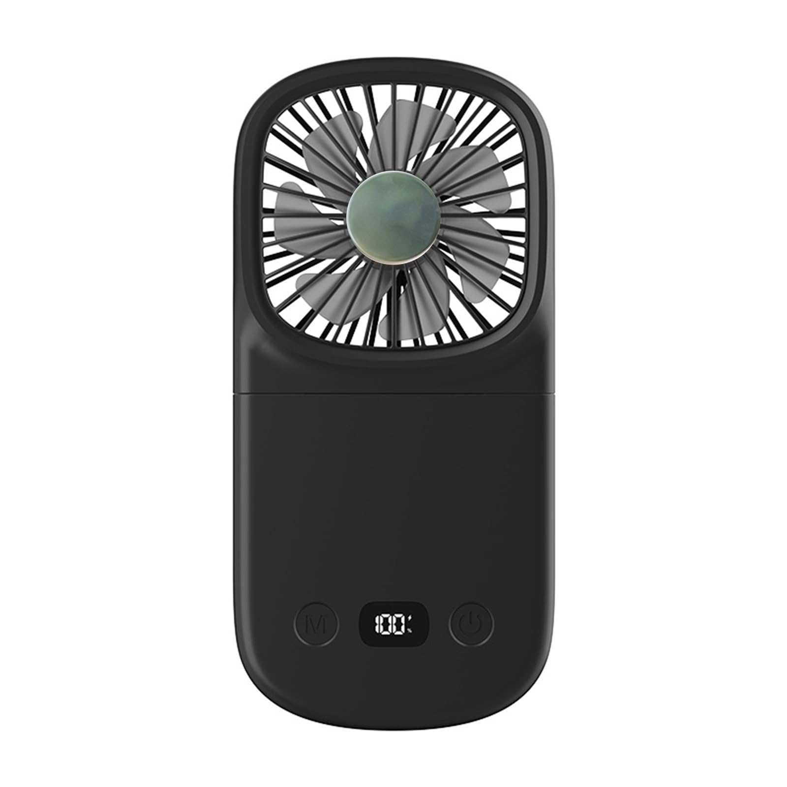 Uqezagpa Multifuntional Handheld Fan Efficient Cooling Fan 1200mAh ABS Texture Suitable for Travel and Outdoor Use Small Cooling for Use