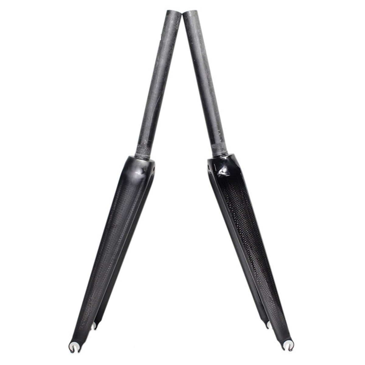 Fourche Vélo Carbone 700c – Conique 12x100, Noir, Sans Marque (Occasion)