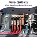 SATUY 6Pcs MEGA/AMG High Current Fuse, 175A, 200A, 250A Bolt-on Automotive Fuses for Cars, Trucks, Boats & Industrial Equipment