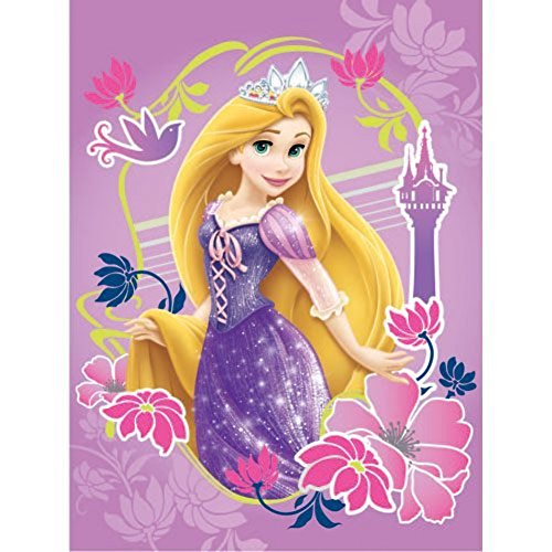 Northwest Disney Tangled Rapunzel fleece blanket throw