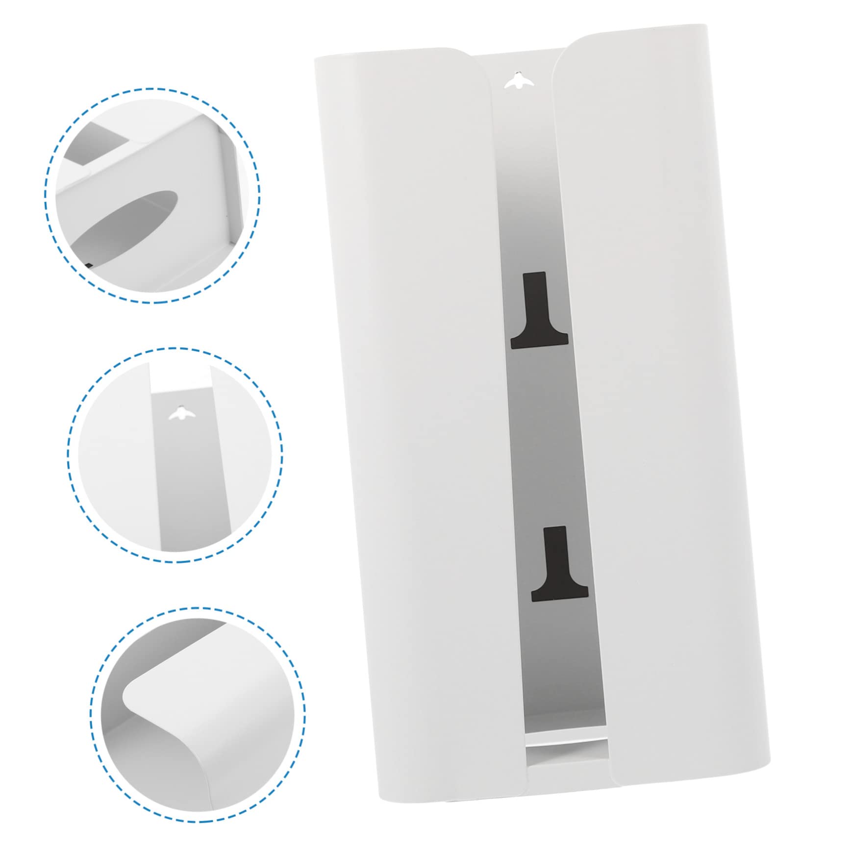 Distributeur Blanc au Acier Magnétique Mouchoirs Carbone