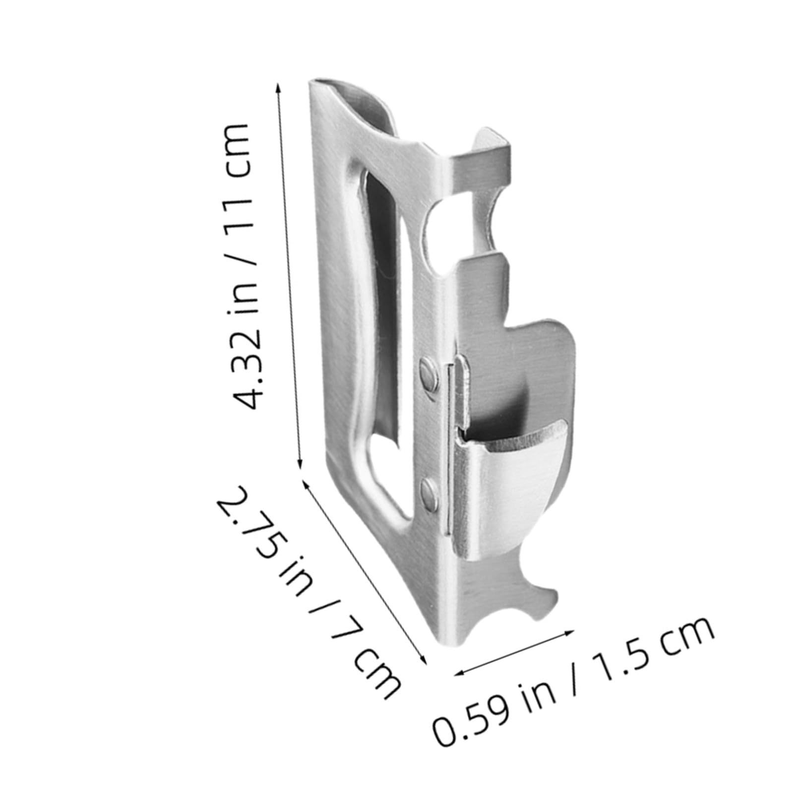 IMIKEYA 3 Pezzi Apriscatole Manuale in Acciaio Resistenti Apribottiglie Portatile Ergonomico per Barattoli e Bottiglie per Casa Picnic Campeggio e Barbecue