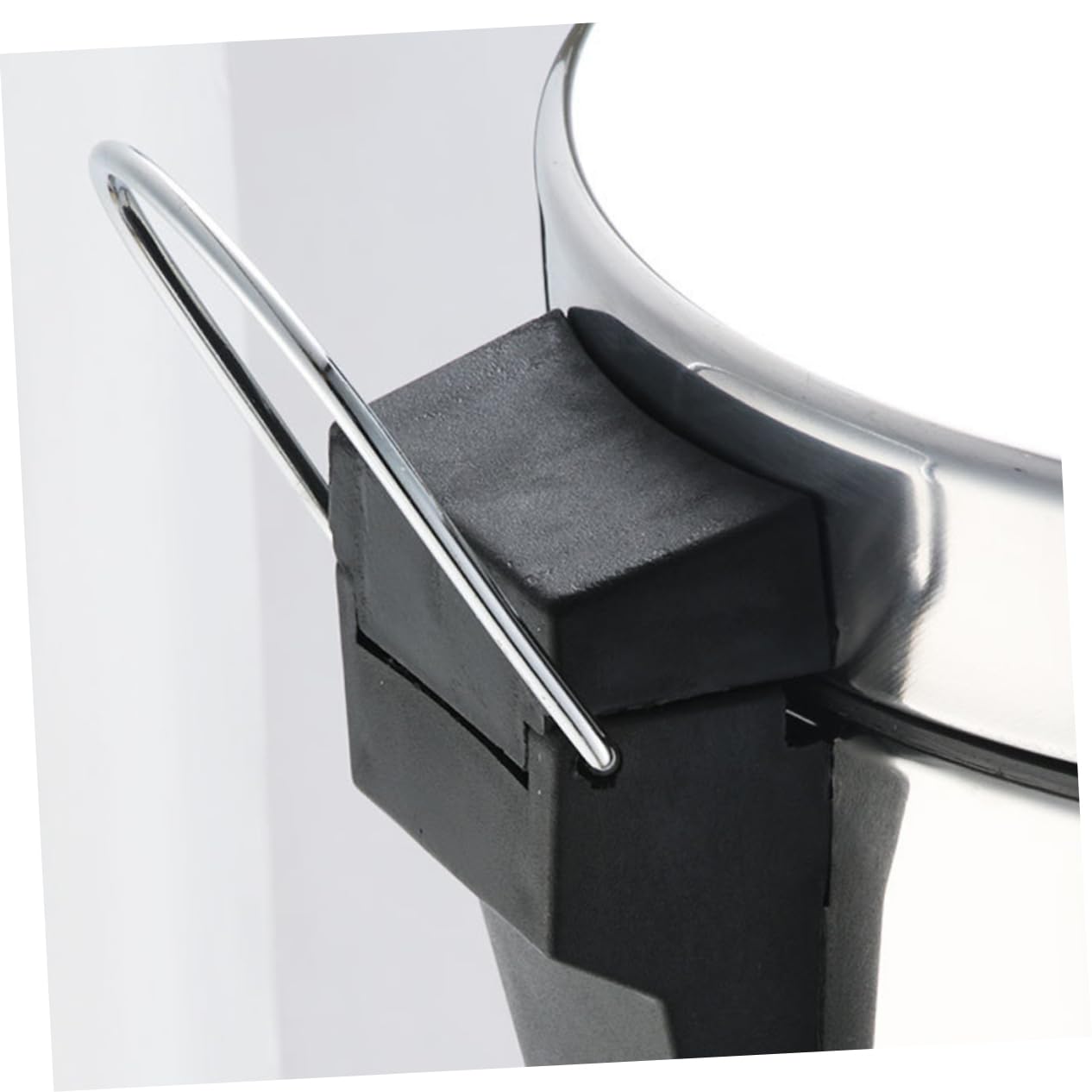 Alipis Pattumiera in Acciaio Inox 5l Pedale Set 1 Argento | Secchio da 5l, Uso per Lavanderia e Toilette, Finitura Metallica, Confezione Singola