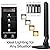 Lampat Dimmable LED Desk Lamp, 4 Lighting Modes (Reading/Studying/Relaxation/Bedtime), 5-Level Dimmer, Touch-Sensitive Control Panel, 1-Hour Auto Timer, 5V/1A USB Charging Port, Piano Black
