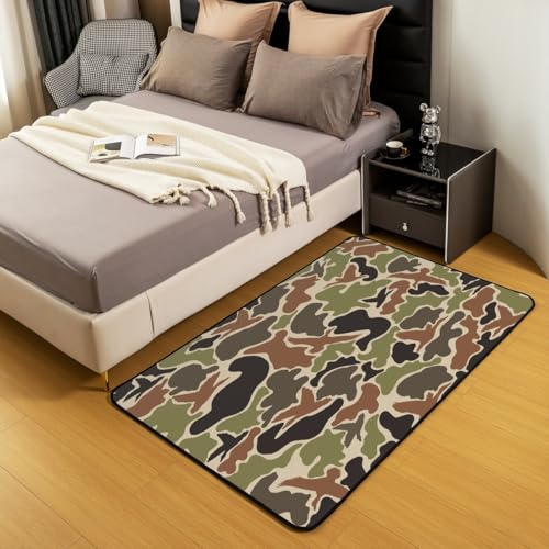 Tapete decorativo Feelyou 198x150 cm camuflaje verde miniatura 5