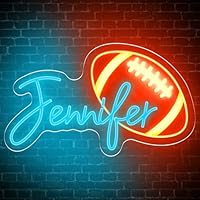 Custom Neon Signs, Personalised Neon Sign Light Up Neon Signs for Wall Decor, Led Neon Name Light Sign Strip Light for Bedroom Home Room Decor Sport Kids Boys Birthday Gift