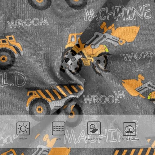 Boys' Exclusive Briefs Toddler Underwear 95% Combed Cotton Boxerbriefs 2T Construction Machine Pattern Cars 93