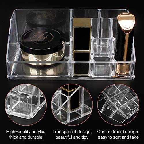 2 Stück Lippenstift Organizer Lippenstift Halter Make Up Kosmetik Organizer Schminkaufbewahrung Acryl im Bad… – Bild 5