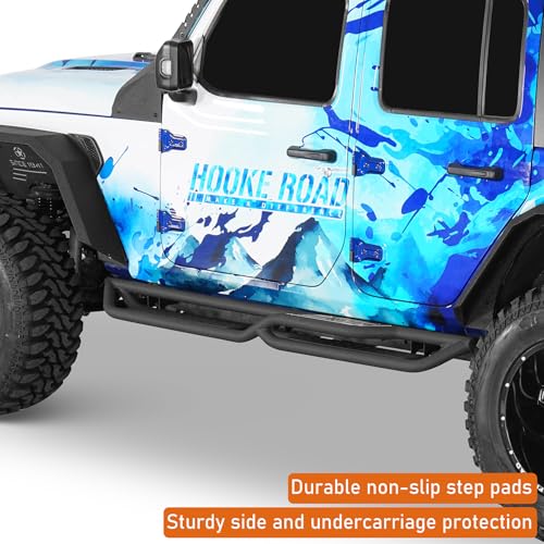 Estribos laterales para Jeep Wrangler JL 2018-2026 miniatura 4