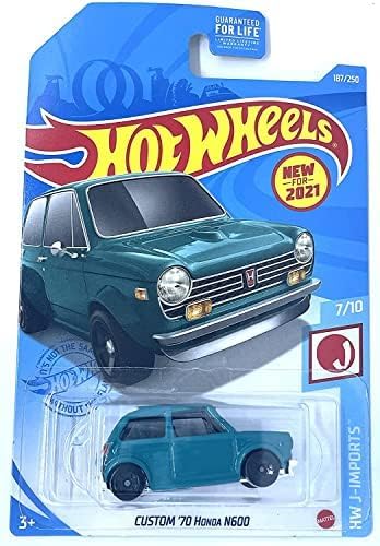 Hot Wheels Custom '70 Honda N600, HW J-Imports 7/10 [Green] 187/250
