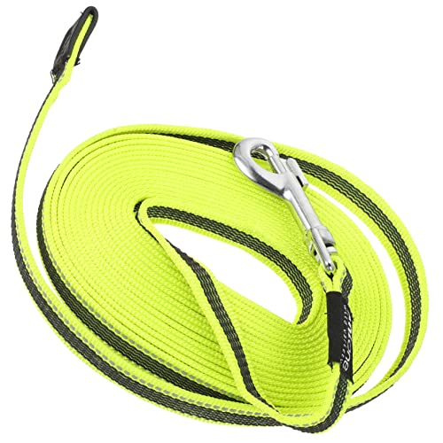 Mikikit Professional Dog Leash Heavy Duty Reflective Training Rope for Outdoor Use Comfortable Handle for Puppies and Dogs Long