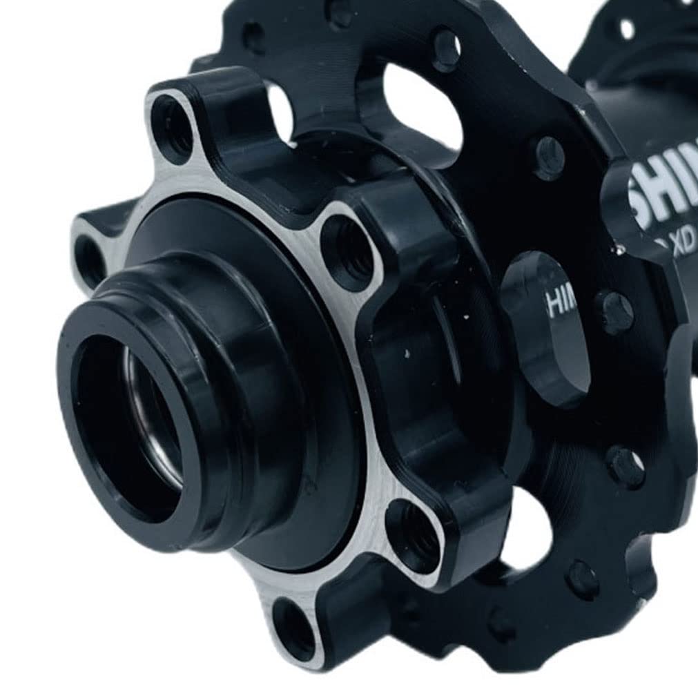 Bumdenuu Paio Mozzi Per Mountain Bike – 36 Fori, Perno Passante, Compatibile Freno A Disco 6 Bulloni, Anteriore E Posteriore, Nero - 3