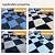 24Pcs Plush Foam Floor Mat Square Interlocking Carpet Tiles 12X12 Inch Puzzle Piece Carpet Squares Thick Fluffy Foam Floor Tiles for Parlor Bedroom, Navy Blue
