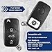 2X KeylessOption Key Fob Replacement for 1998 1999 2000 2001 2002 Volkswagen VW Beetle Cabrio Golf Jetta Passat Keyless Entry Remote Remote Control, 3-Button Panic HLO1J0959753F, Locksmith Required