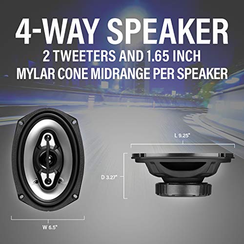 Boss Audio Systems NX694 Onyx Series 6 X 9 Inch Car Door Speakers thumb #3