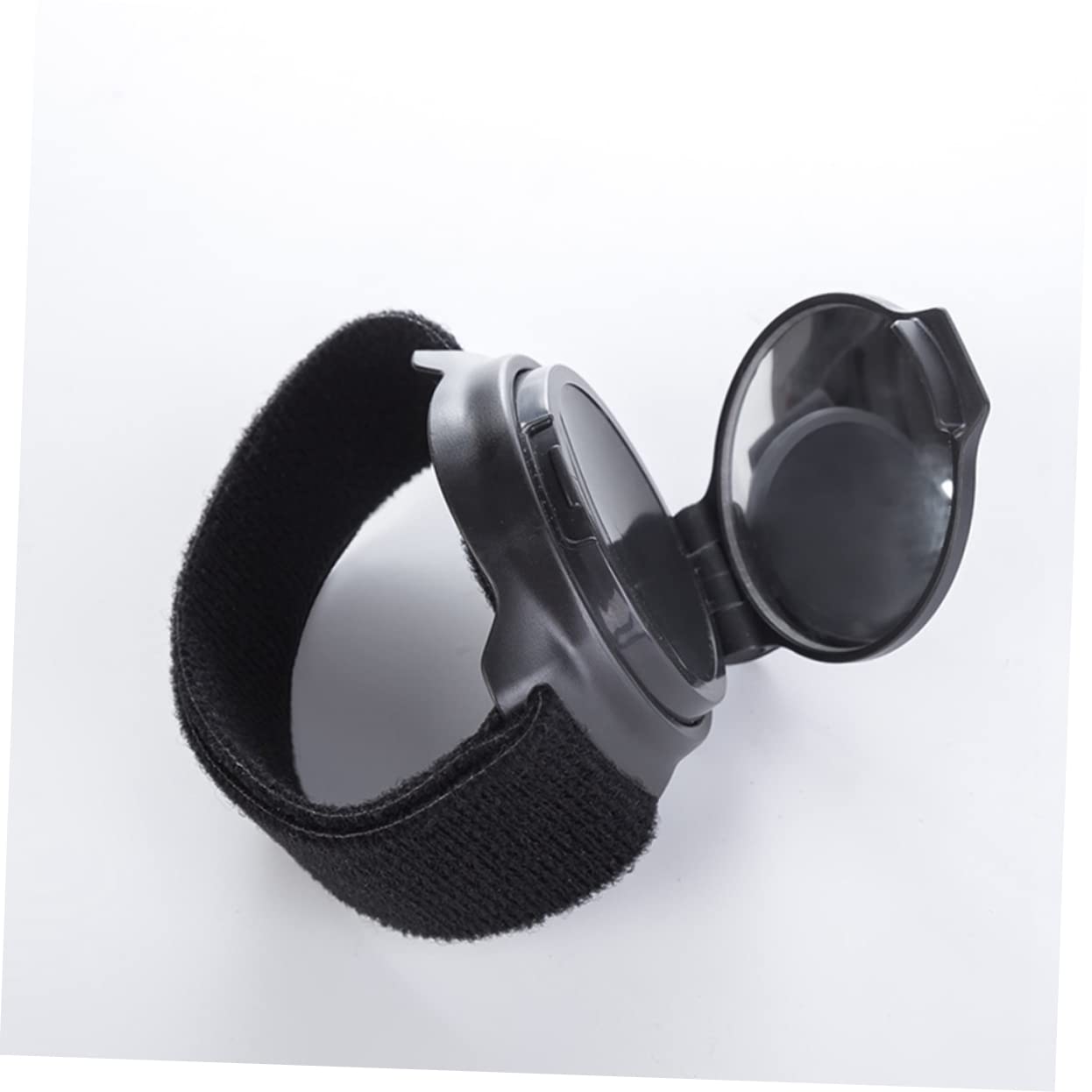 SUPVOX 3 Set Di Specchietti Retrovisori Da Polso Per Bici Specchietti Retrovisori Di Sicurezza A Montaggio Rapido Materiale Nero 2 Pezzi*3