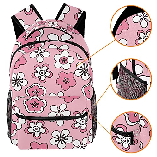 Sac à dos de voyage floral rose : le cadeau idéal pour enfants - 3