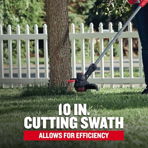 Image of CRAFTSMAN V20 Cordless 10 in. WEEDWACKER String Trimmer and Edger Kit with 2.0 Ah Battery and Charger (CMCST915D1)