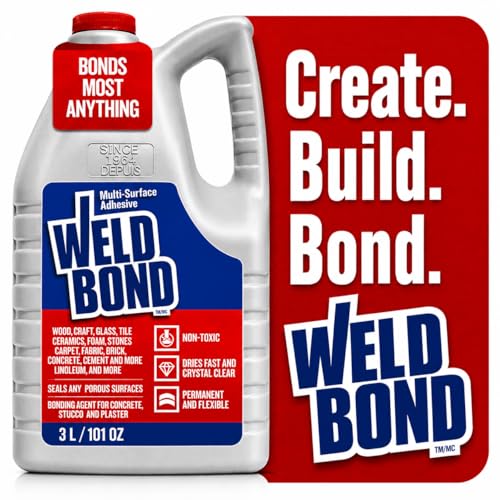 Weldbond Glue - Bonds Most Anything! 3L /101 oz Non-Toxic...