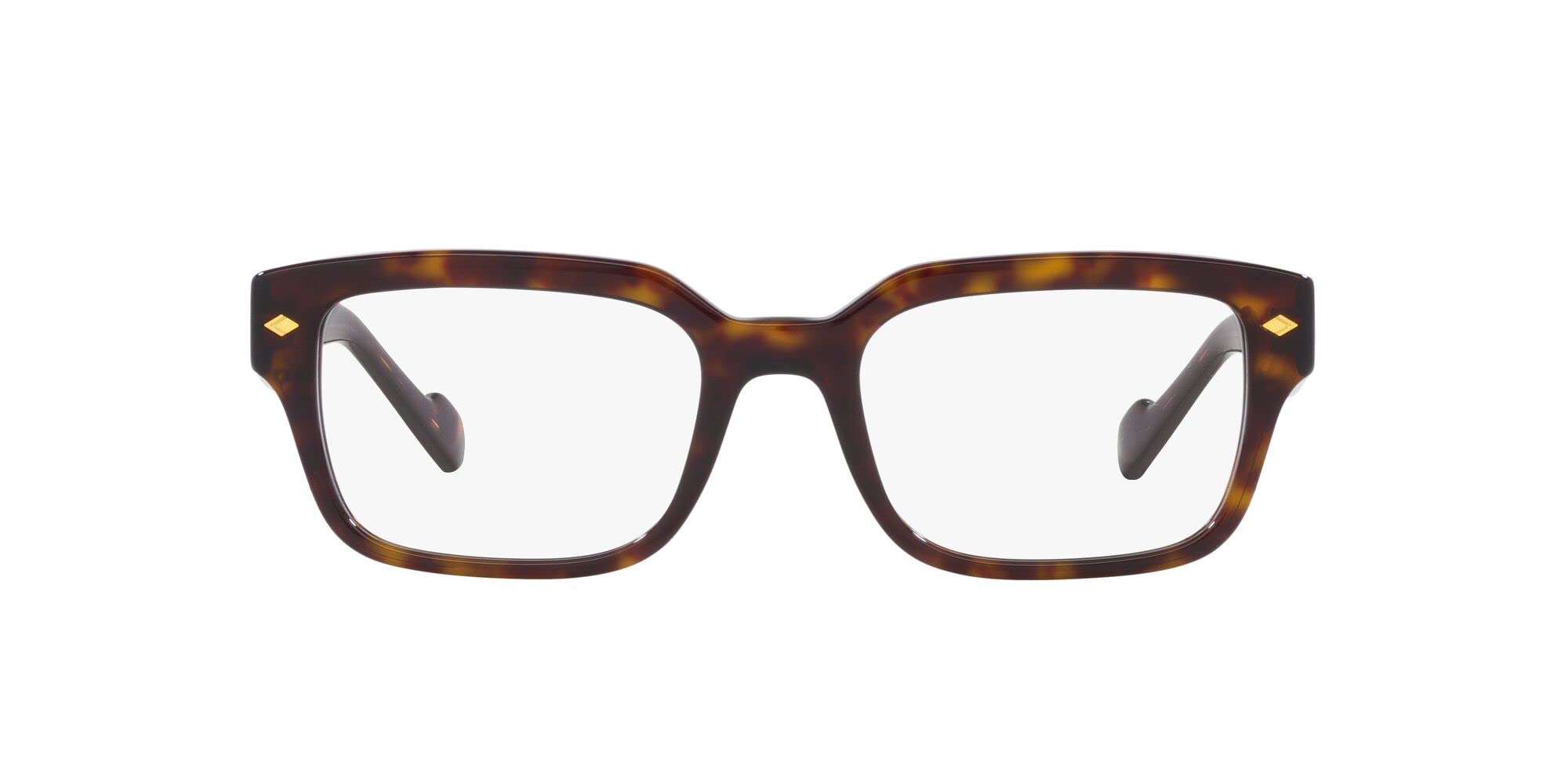 Vogue Eyewear Men's VO5491 Square Prescription Eyewear Frames, Dark Havana/Demo Lens, 51 mm