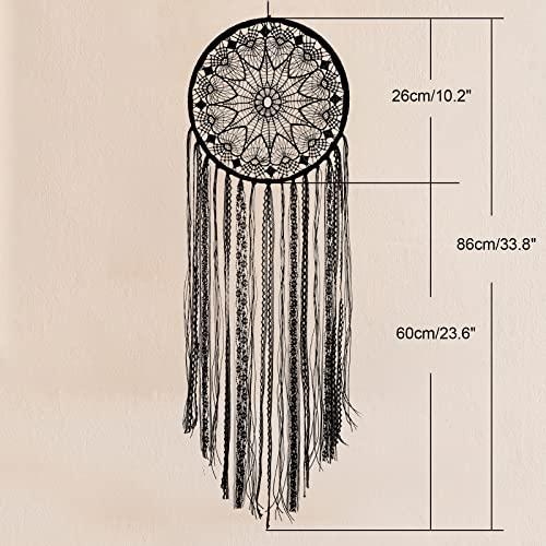 Nice Dream Nero Acchiappasogni in Stile Boho