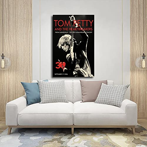 RIKCAT Poster sur toile Tom Petty et les briseurs de cœur – Décoration de chambre à coucher – Paysage sportif – Décoration de bureau – Cadeau – 60 x 90 cm - Les Beatles, Paul McCartney, John Lennon, RIngo Starr, George Harrison RIKCAT Poster sur toile Tom Petty et les briseurs de cœur - Décoration de chambre à coucher - Paysage sportif - Décoration de bureau - Cadeau - 60 x 90 cm – Image 6