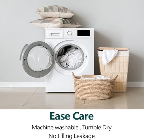 Miniatura 9 de RAJVEER TEXTILE 1 edredón alternativo de plumón para todas las estaciones 400GSM ligero 6 lazos en las esquinas edredón de plumón de ganso de alta