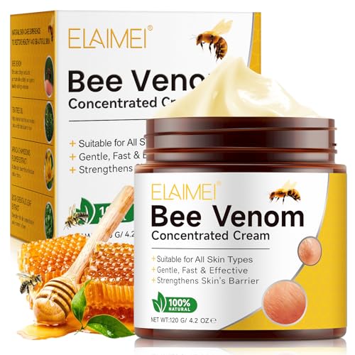 BOIUOITI Bee Venom Comprehensive Cream 4.2 Oz, Bee Venom Skin Restoration Cream for Face & Body, Firms and Rejuvenates, Smoothes Wrinkles & Fine Lines, Natural Moisturizer for All Skin Types