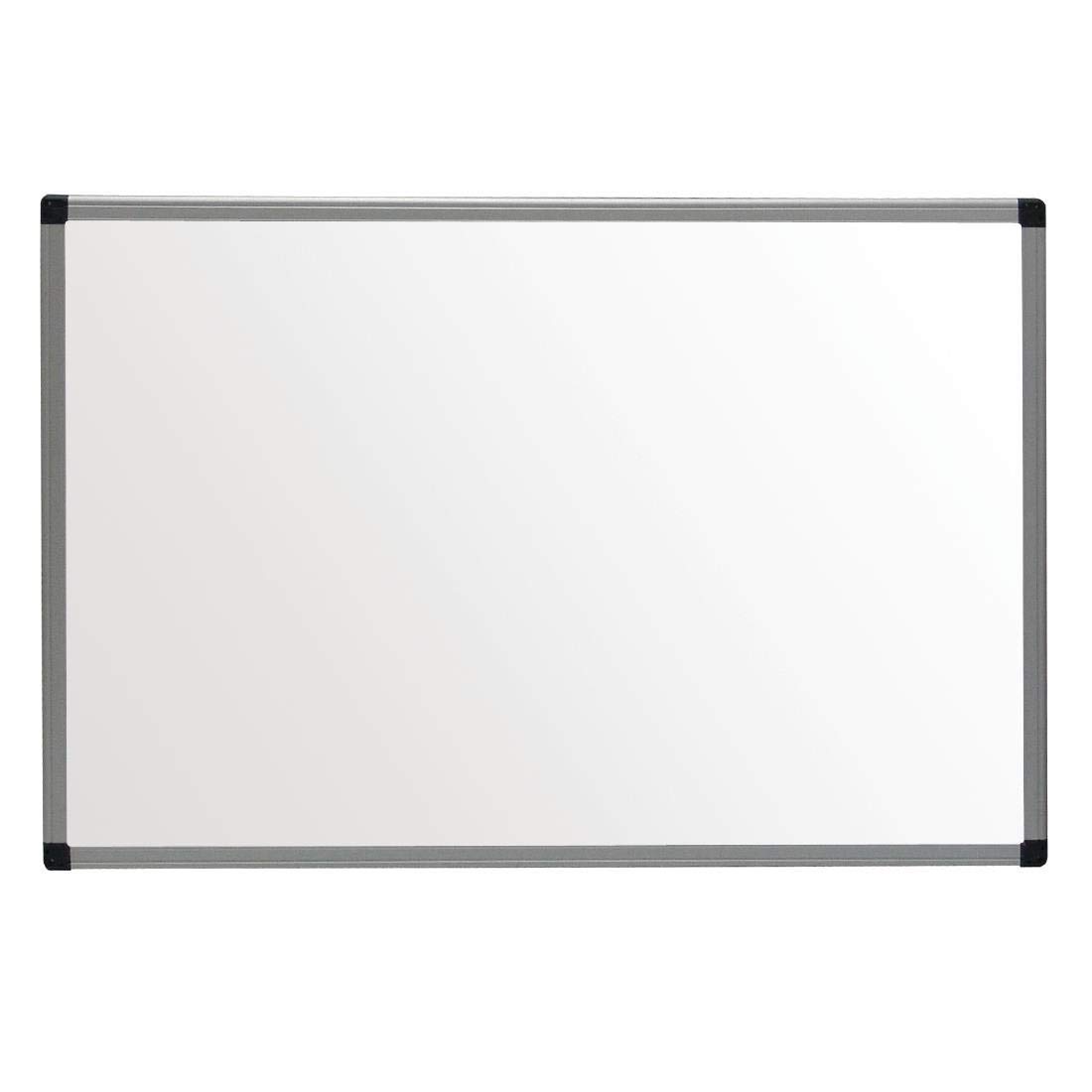 Olympia - Tableau blanc magnétique 400(H) x 600(l) mm, blanc, cadre en aluminium, fixations incluses, compatible avec tous les accessoires pour tableaux blancs, GG045