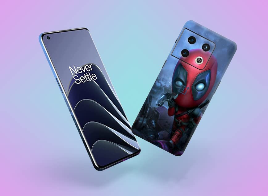 Image of Piddu Deadpool Skin Back Protector Film Ultra Thin Scratch Resistant Vinyl (Not Case and Cover) for OnePlus 10 Pro 5G