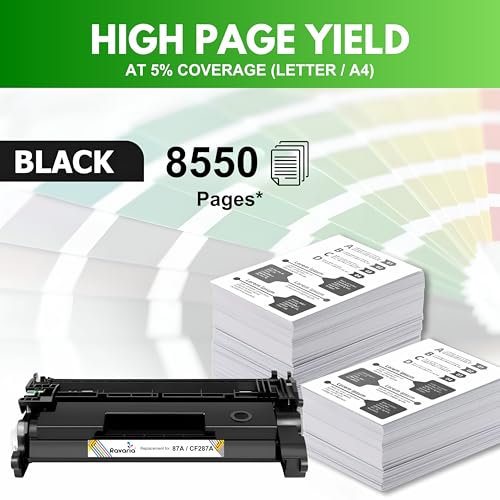 Image of 87A / CF287A Compatible Toner Cartridge for HP Printers MFP M527dn, MFP M527f, MFP M527z ,M506n, M506dn, M506x ,Pro M501n and Pro M501dn (87A / CF287A Toner Pack of 1)