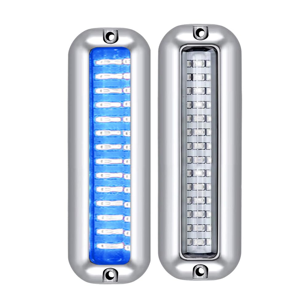 MACHSWON Oświetlenie LED do łodzi, do łodzi morskich, do pawęży rufowej, kotwicy, na pokład, oświetlenie do pontonu, łodzi wędkarskiej, kajaka, żaglówki, lampy kotwiczne, białe światło