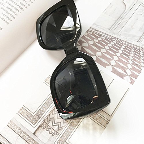 NEW Oversized Square Luxury Sunglasses Gradient Lens Vintage Women Fashion (A)2