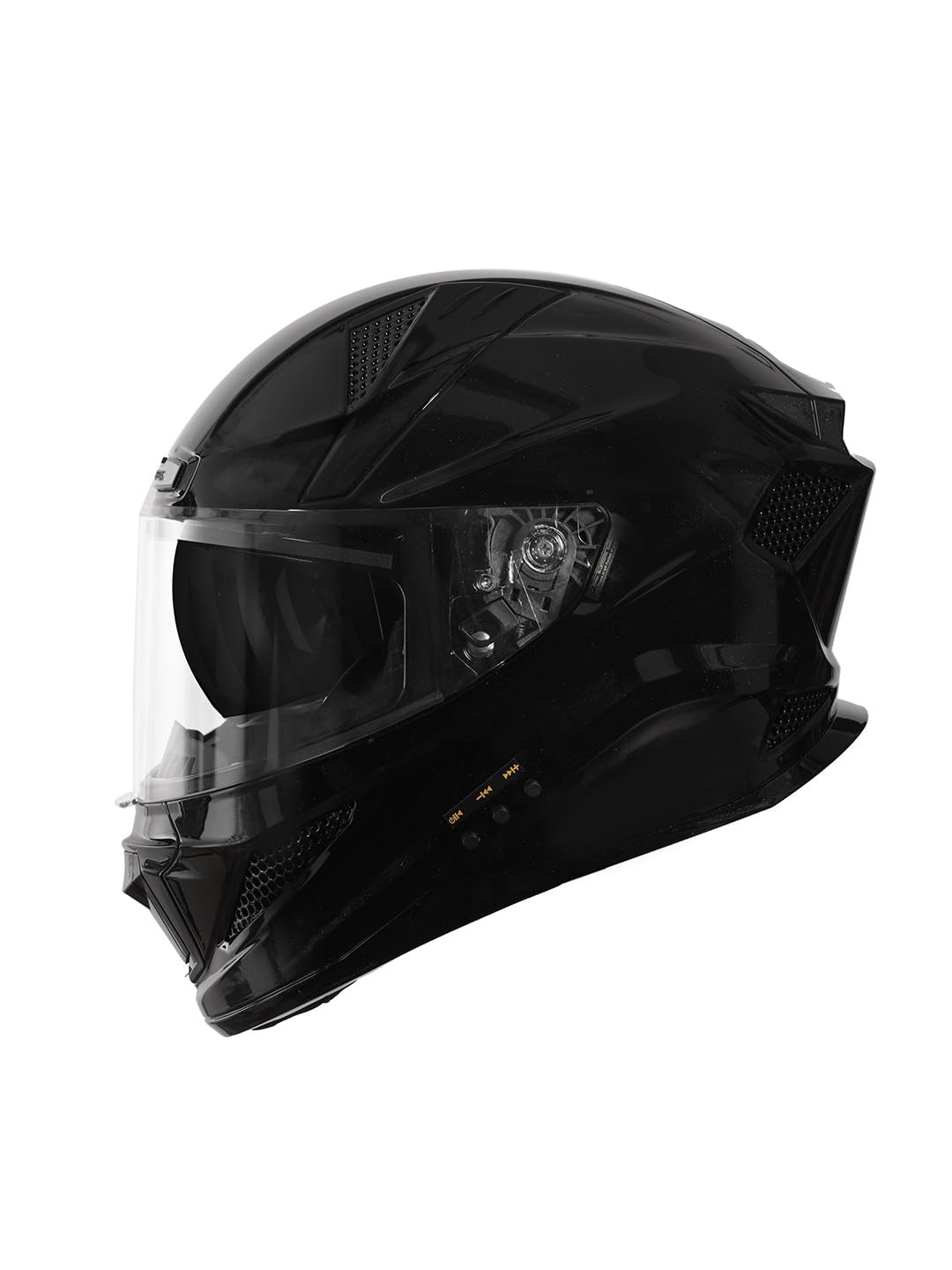 HEADFOX N2F Sharp Full Face Bluetooth Helmets for Bike | Waterproof Smart Helmet for Man & Women | ISI Certified | Built-in Bluetooth