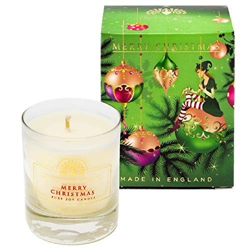 Bougie Elf de The English Soap Company en cire végétale pour vos soirées d'hiver