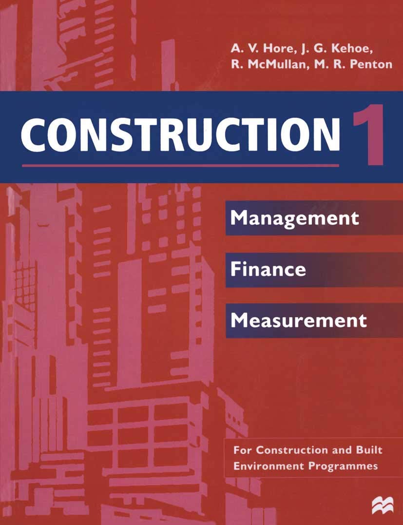 Construction 1 by Alan V. Hore, J.G Kehoe, Randall McMullan, ... - 9780333649503