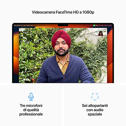 2023 Portatile MacBook Pro con chip M2 Pro: display Liquid Retina XDR da 16,2", 16GB di RAM, 512GB di archiviazione SSD, tastiera retroilluminata. Compatibile con iPhone/iPad; color Argento - Notebook - Immagine 2