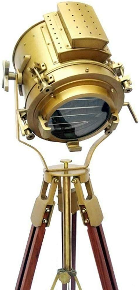 Nautical Replica Hub Vintage Treppiede Lampada da Terra