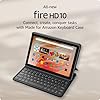 All-new Amazon Fire HD 10 tablet and Keyboard Case bundle, seamlessly handle tasks and email on-the-go, latest model (2023 release), 32 GB, Black