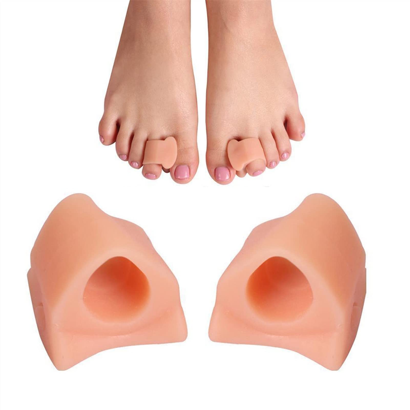 para żel silikonowy separator palców stopy prostownica zespół cieśni kanału nadgarstka dystanse korektor regulator palucha koślawego Relief Pedicure narzędzie do pielęgnacji stóp