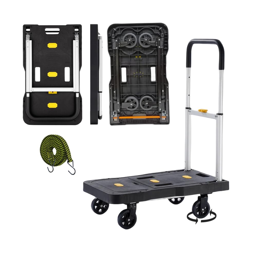 Upgrade Heavy Duty Folding Dolly Cart