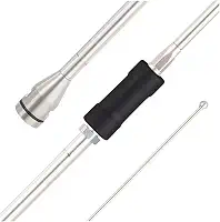 ANTENA ARGENTINA PARA RÁDIO PX MÓVEL BASE PROLONGADA COM BOBINA CENTRAL EM INOX B-2007 - AQUARIO