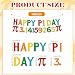 Pi Day Party Decorations Include Glitter Happy Pi Day Pi Symbol Banners Tassel Paper Pom Poms 3.14 March 14th Circumference Theme Party Supplies